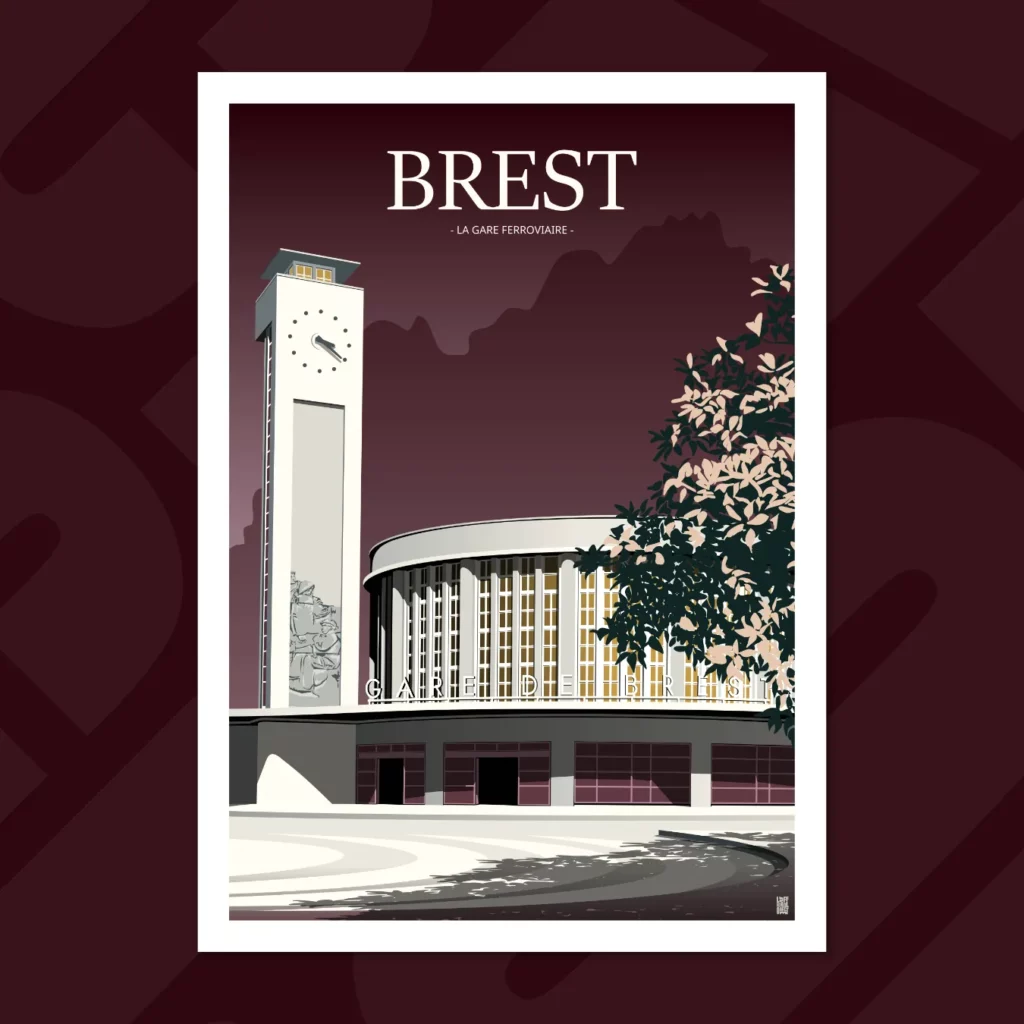La gare de Brest