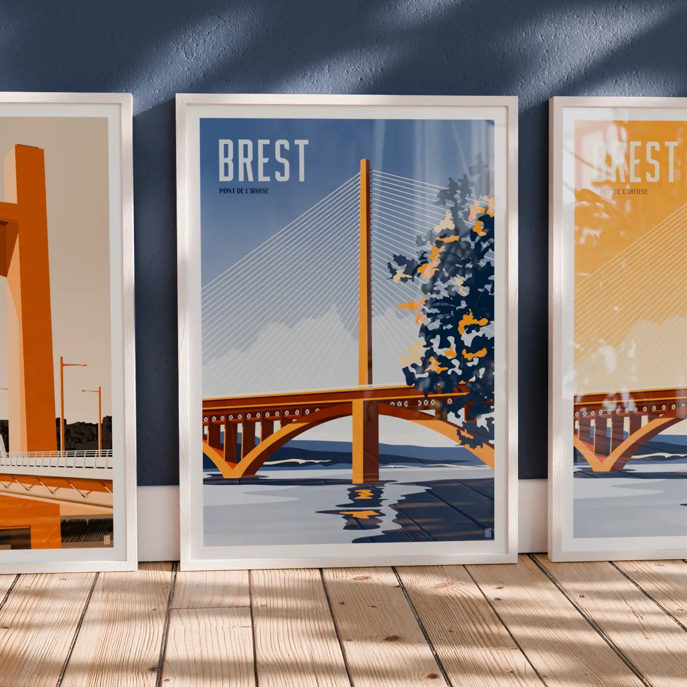 présentation affiche le pont de l'iroise brest