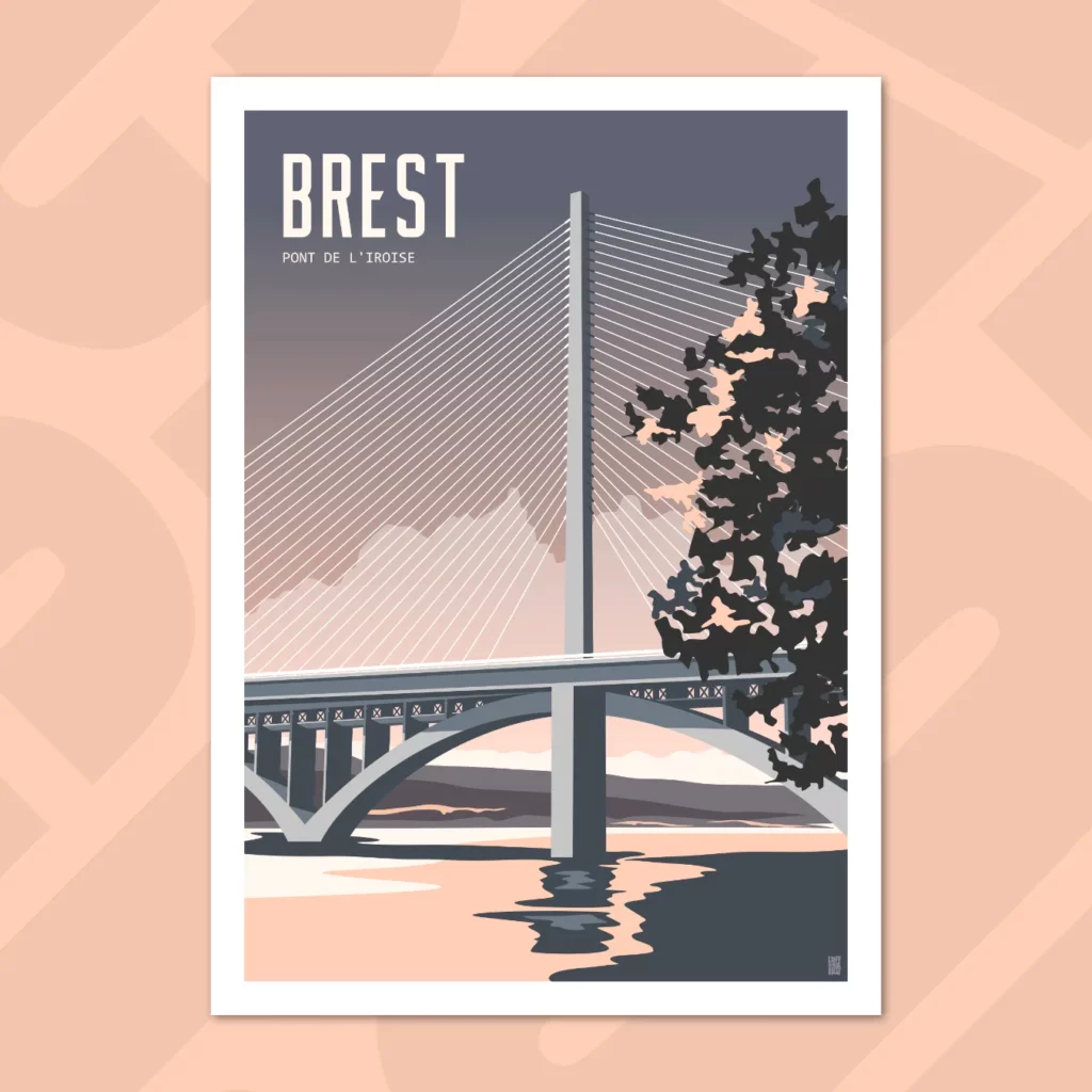 Le pont de l'Iroise de Brest
