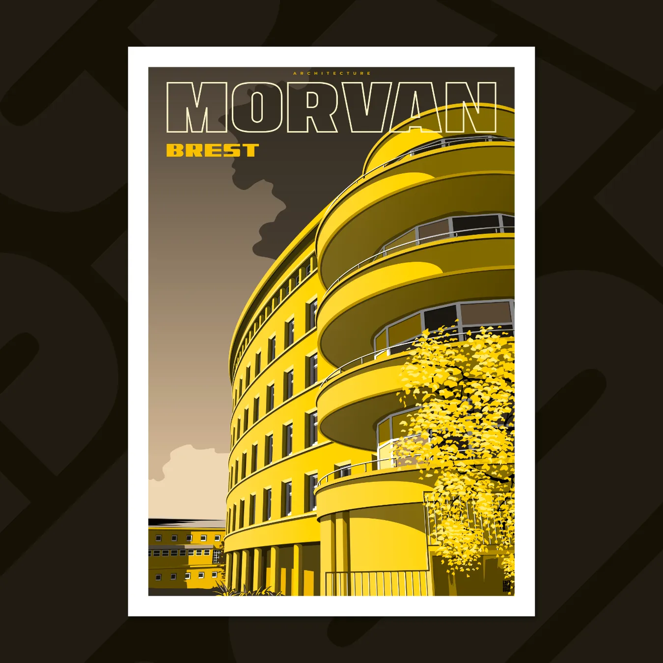 affiche l'hôpital morvan brest