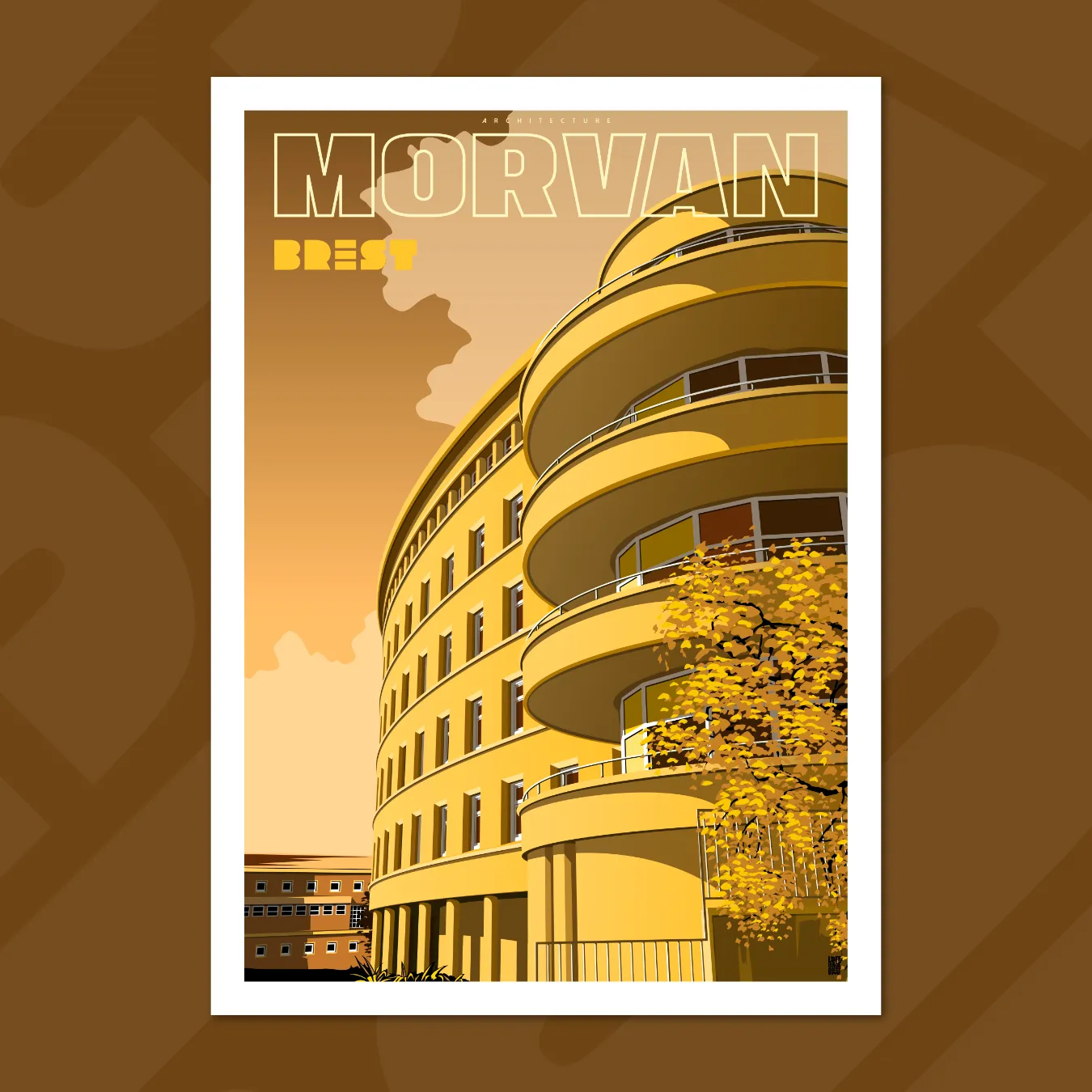 affiche l'hôpital morvan brest