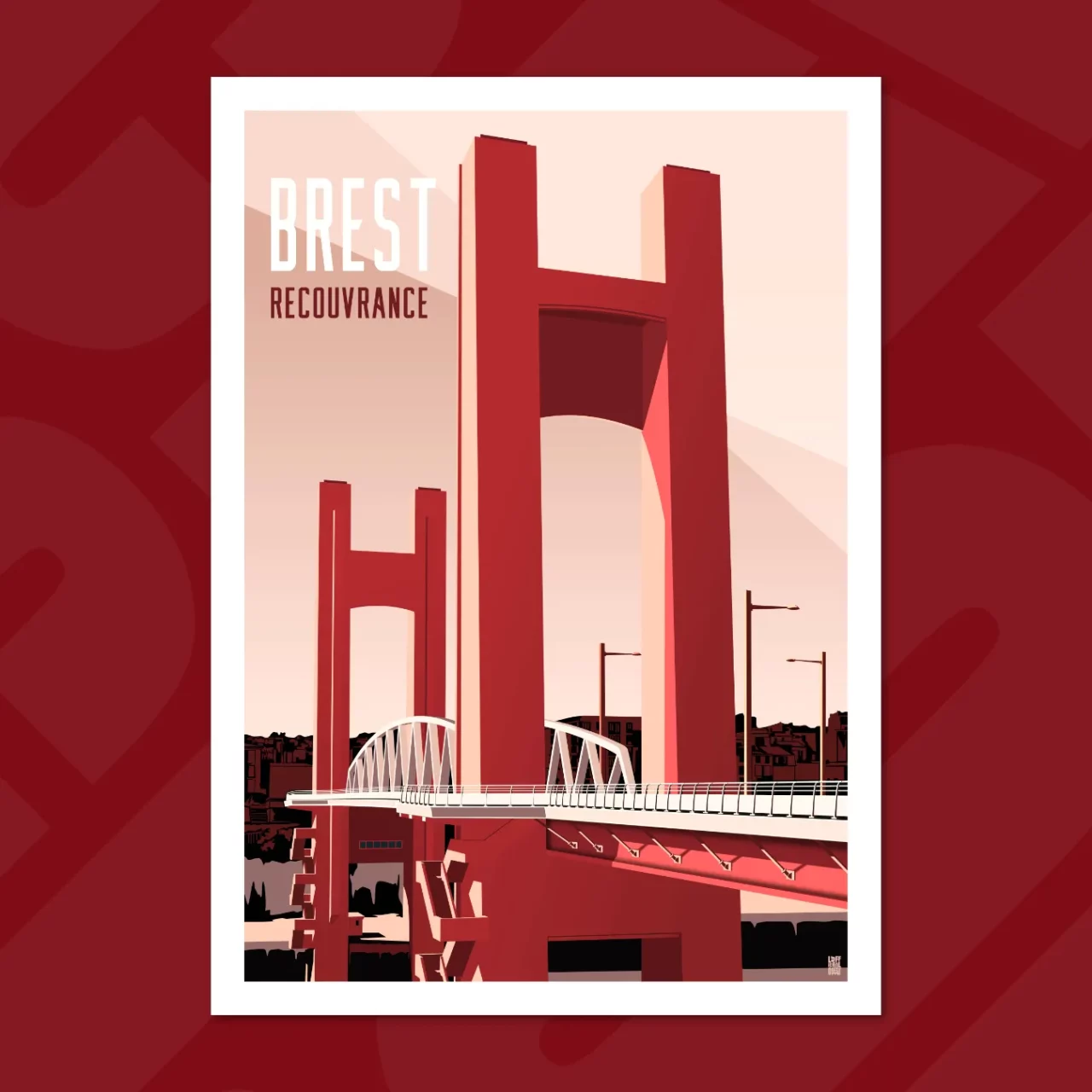 Le pont de Recouvrance de Brest