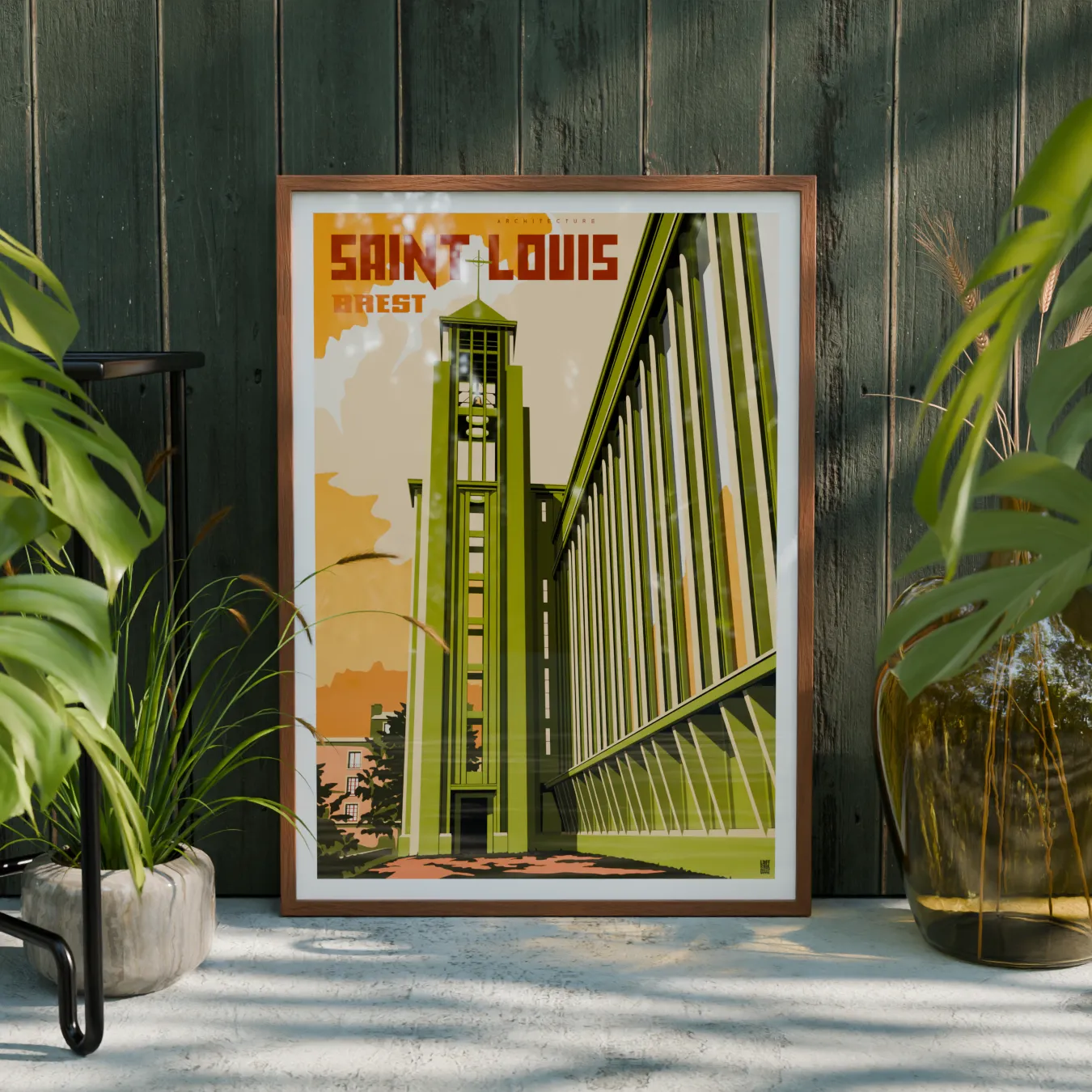 présentation affiche l'église saint-louis brest