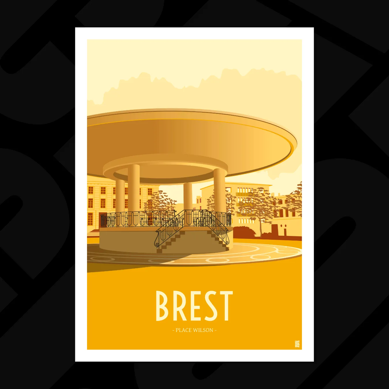 affiche la place wilson brest