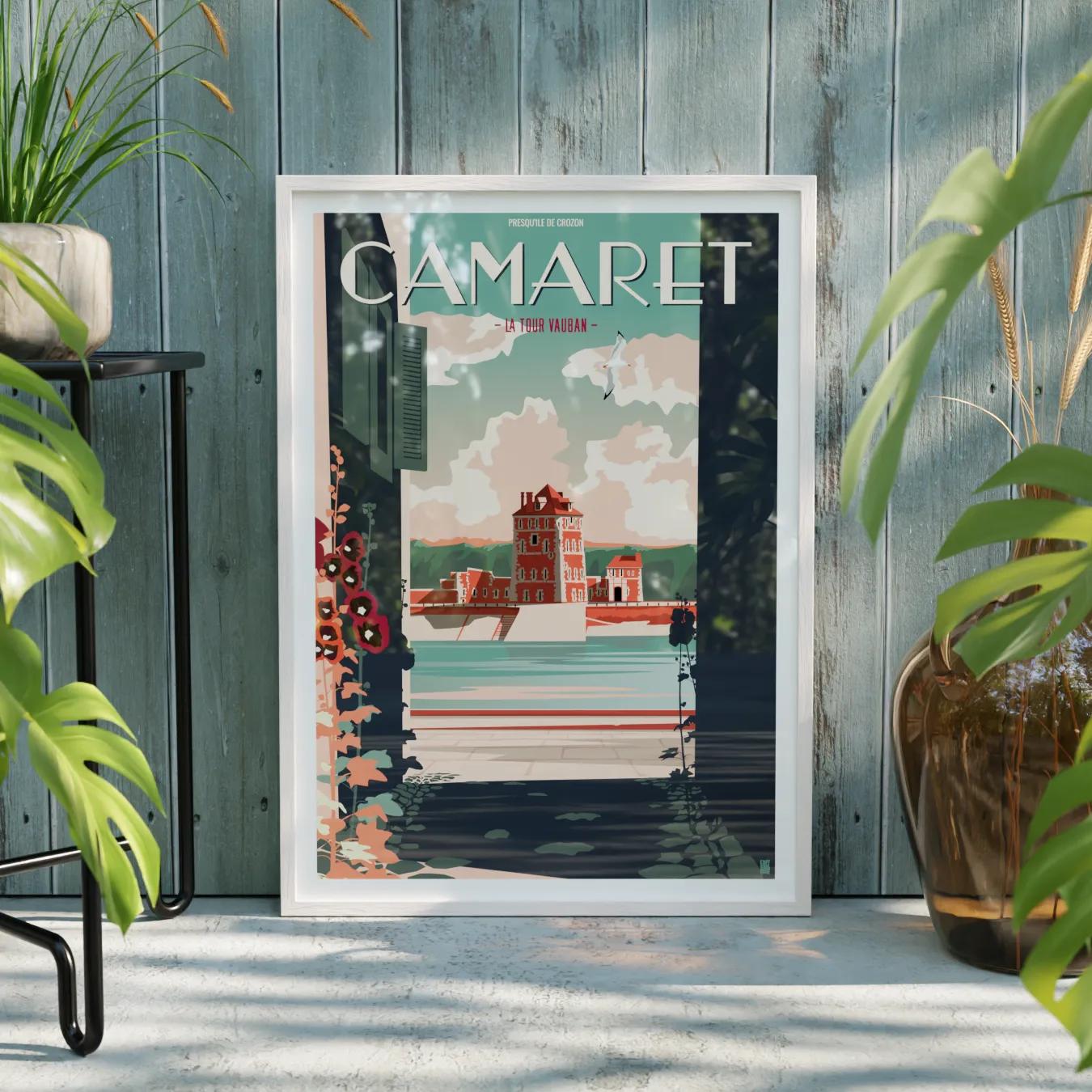 présentation affiche la tour vauban camaret-sur-mer