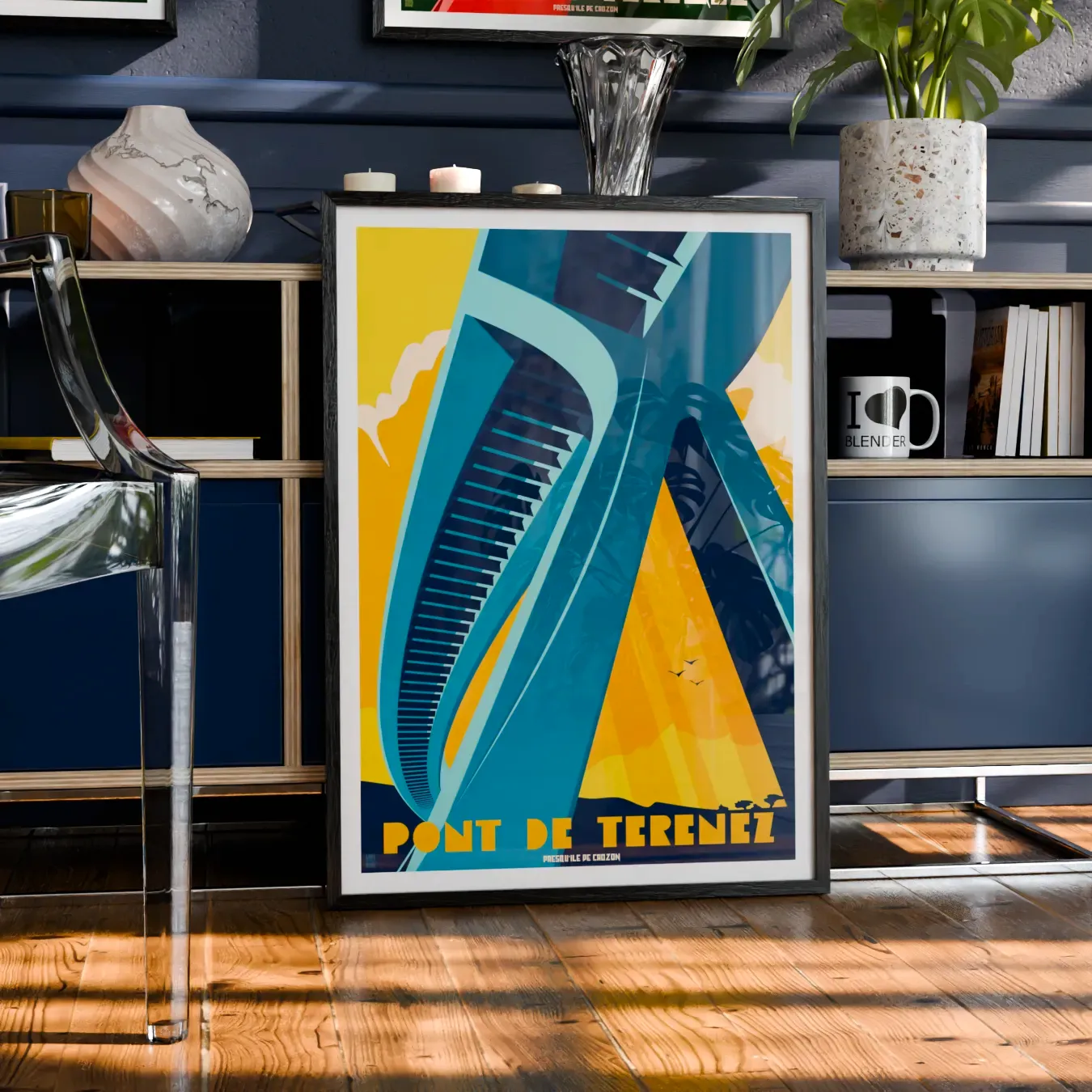 présentation affiche le pont de térénez