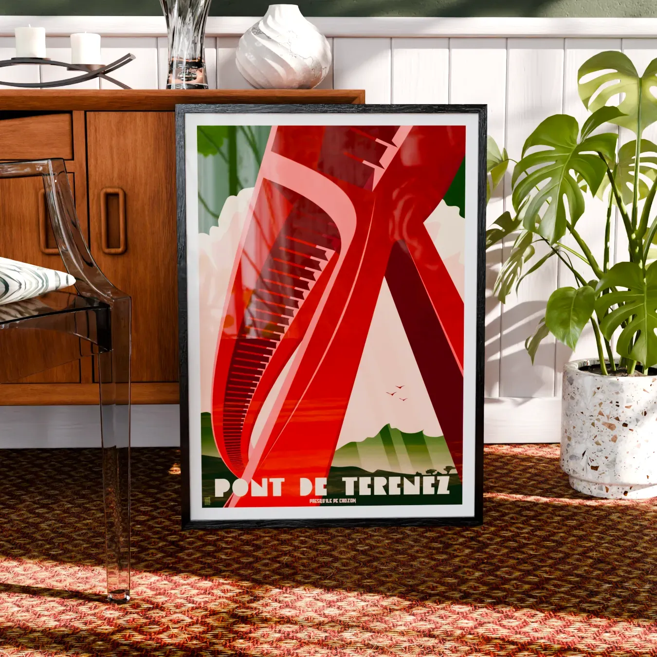 présentation affiche le pont de térénez