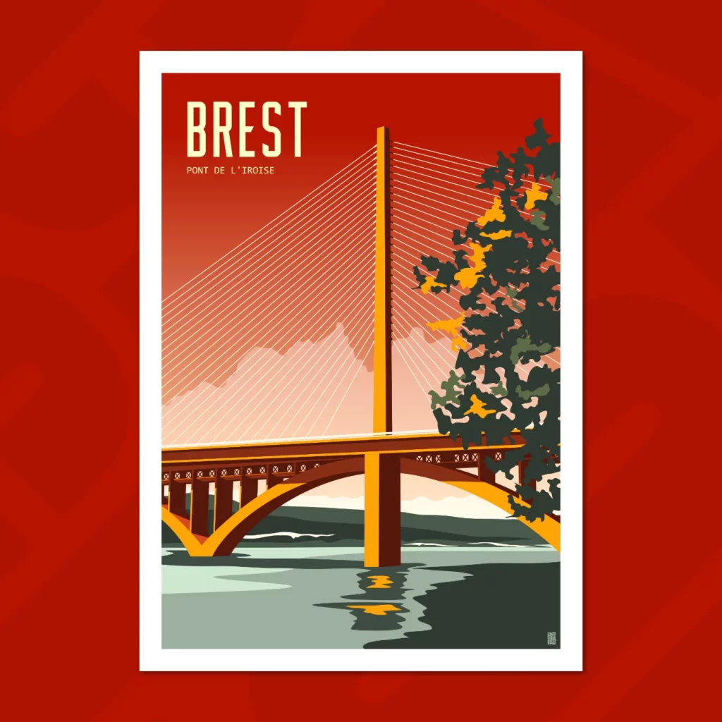 Le pont de l'Iroise de Brest