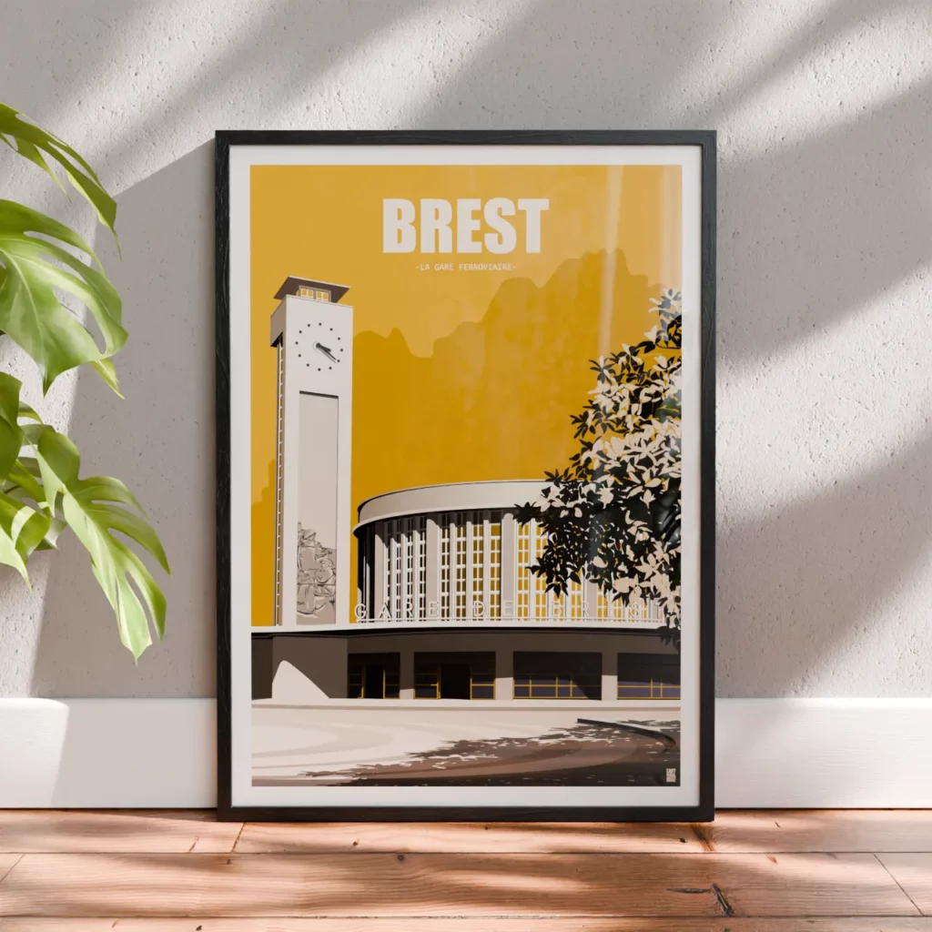 La gare de Brest
