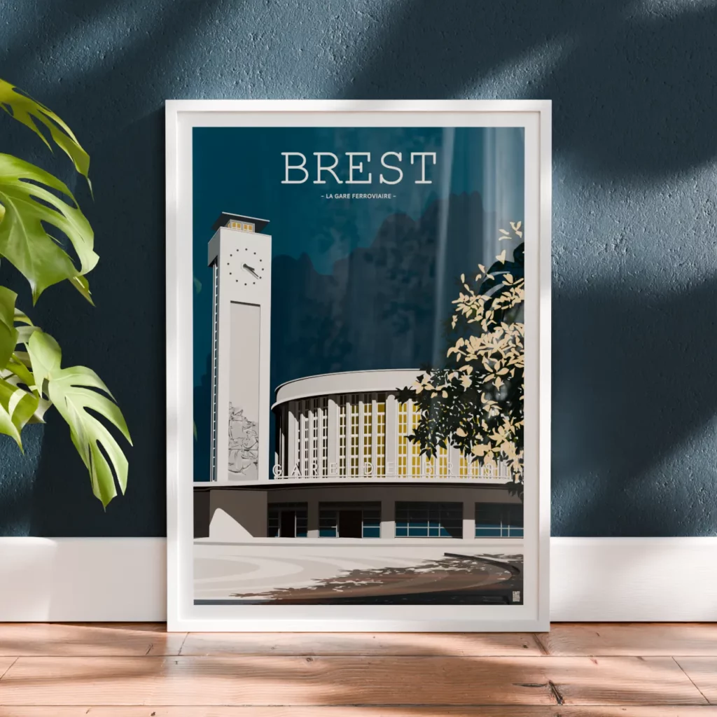 La gare de Brest