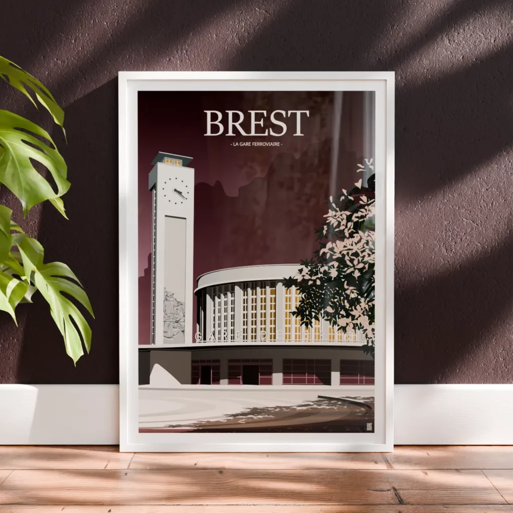La gare de Brest