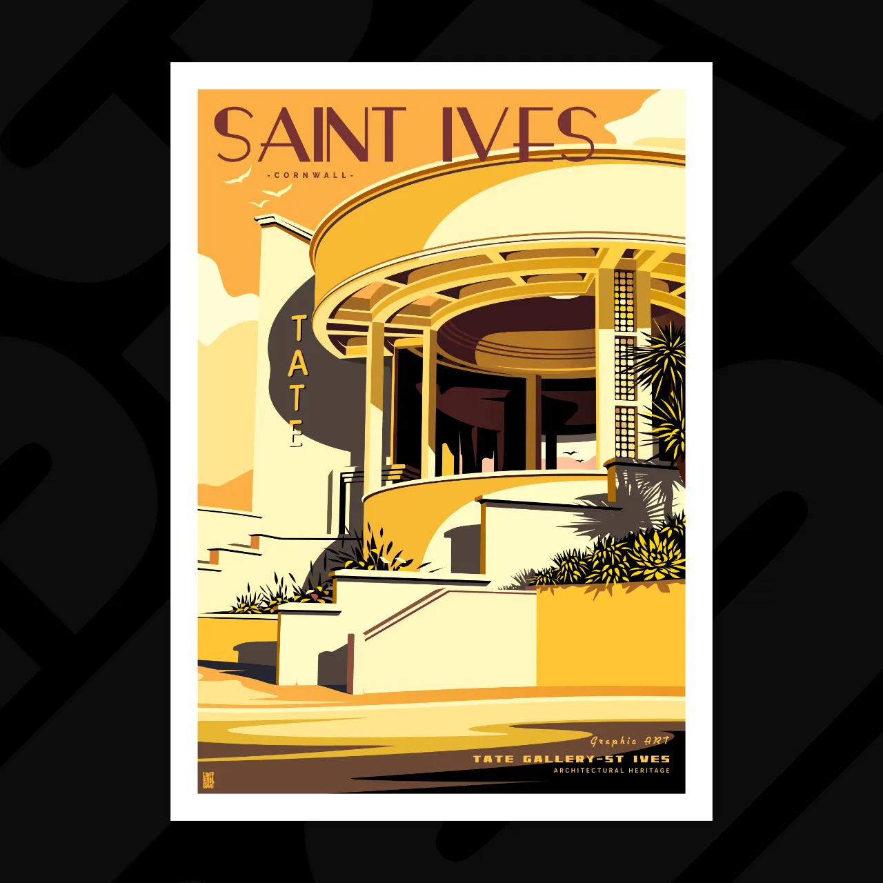 Tate St-Ives 1 Affiche Tate St Ives Cornwall